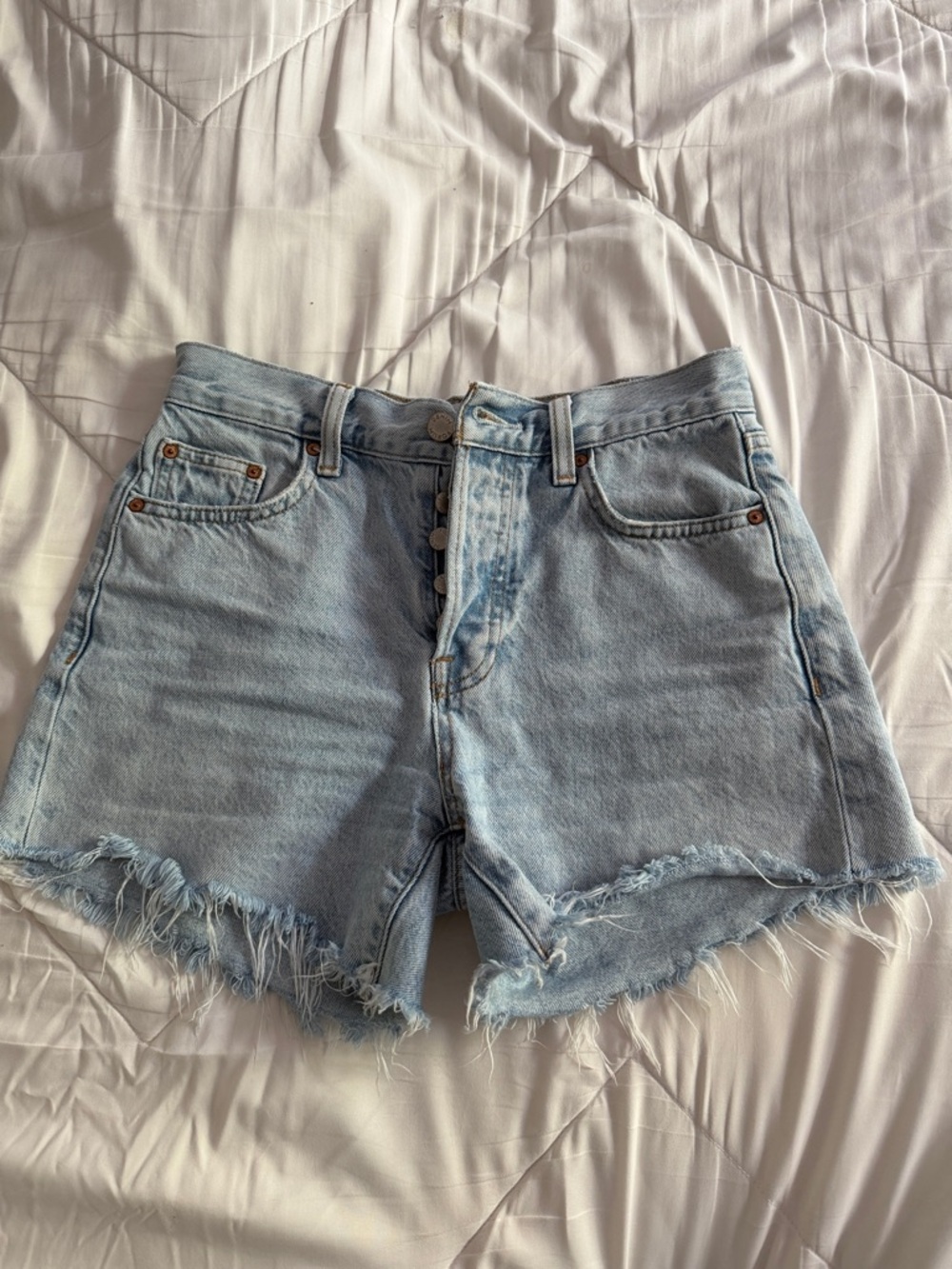 Denim Forum The Ex-Boyfriend Hi Mid-Thigh Denim Short